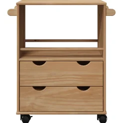 vidaXL Keukentrolley OTTA 59x45x80 cm massief grenenhout