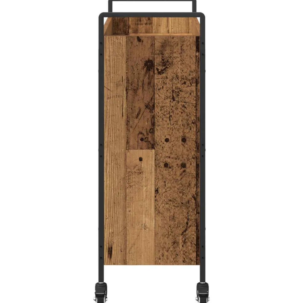 vidaXL Keuken Trolley Oudhout 70 x 30 x 82 cm Bewerkt hout
