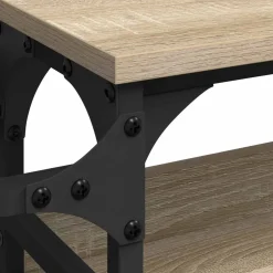 vidaXL Keuken Trolley Sonoma Eiken 53 x 20 x 76 cm Bewerkt hout