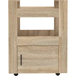 vidaXL Keukentrolley 60x45x80 cm bewerkt hout sonoma eikenkleurig