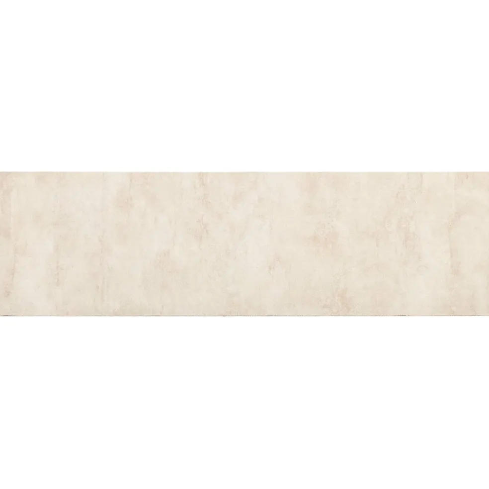 vidaXL Keuken Vloerkleed crèmekleurig beton 150 x 45 cm 100% Polyamide