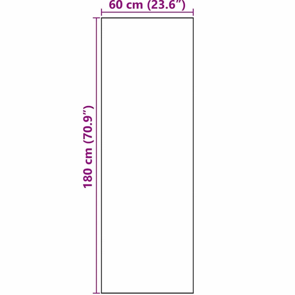 vidaXL Keuken Vloerkleed Grijs 180 x 60 cm Fluweel