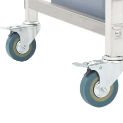 vidaXL Keukenwagen met kunststof containers 82x43,5x93 cm