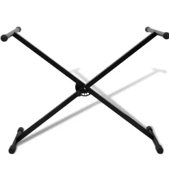 vidaXL Keyboardstandaard en -kruk verstelbaar