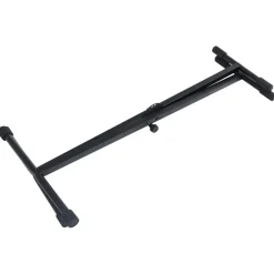 vidaXL Keyboardstandaard en -kruk zwart
