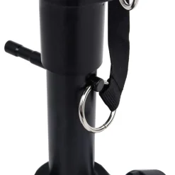 vidaXL Keyboardstandaard en -kruk zwart