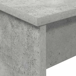 vidaXL Keyboardstand Beton Grijs 120 x 32 x 64 cm Bewerkt hout
