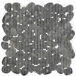 vidaXL Kiezeltegels Grijs 30 x 30 cm Rivierenkiezel