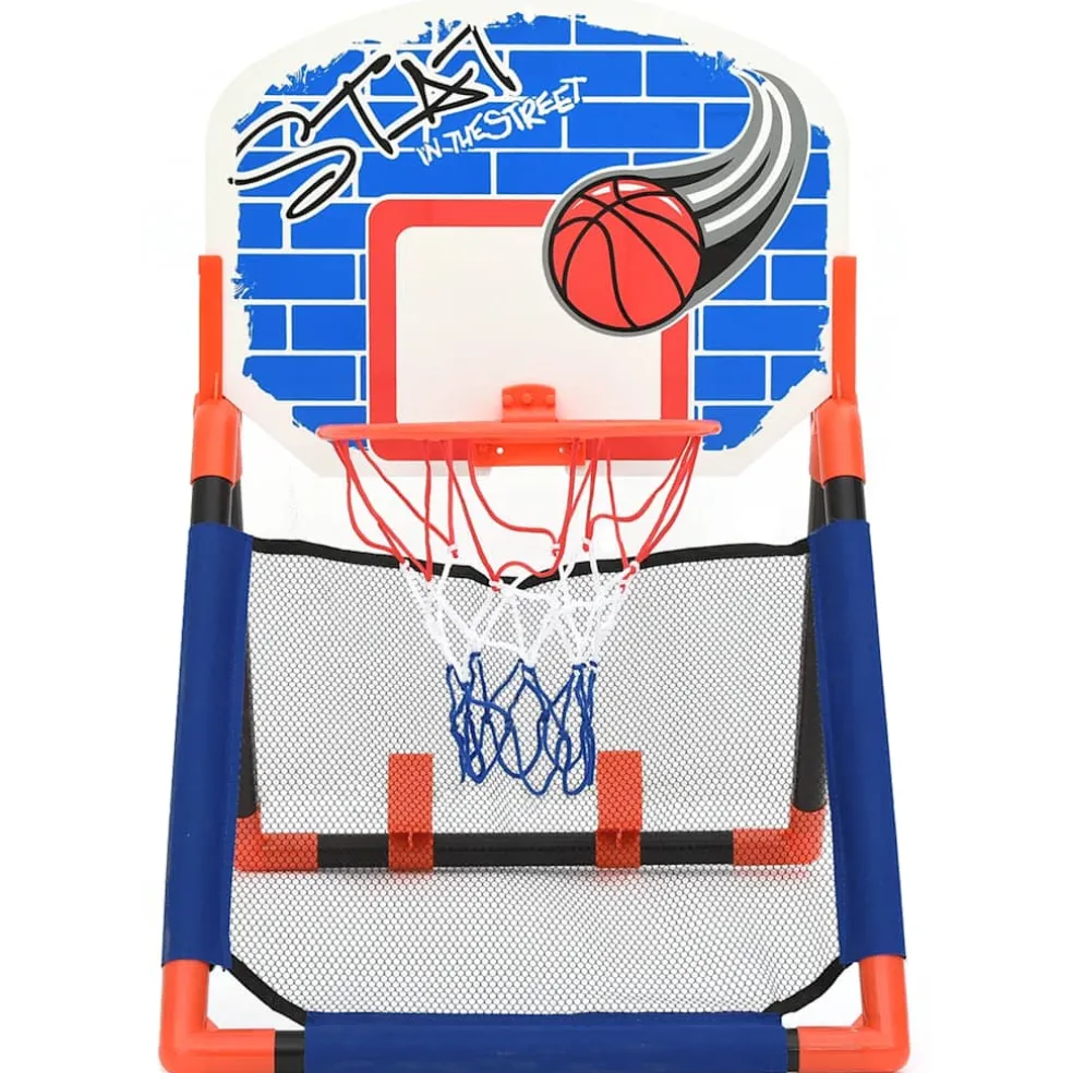 vidaXL Kinderbasketbalset multifunctioneel grond en muur