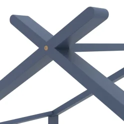 vidaXL Kinderbedframe massief grenenhout grijs 70x140 cm