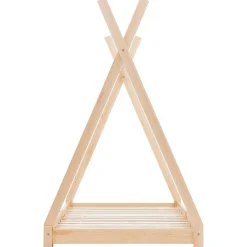 vidaXL Kinderbedframe massief grenenhout 70x140 cm