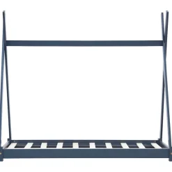 vidaXL Kinderbedframe massief grenenhout grijs 70x140 cm