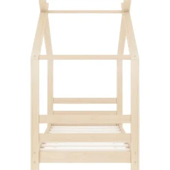vidaXL Kinderbedframe massief grenenhout 70x140 cm