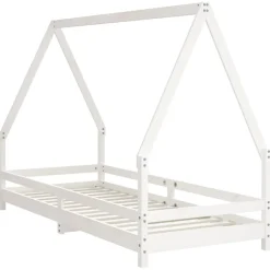 vidaXL Kinderbedframe 80x200 cm massief grenenhout