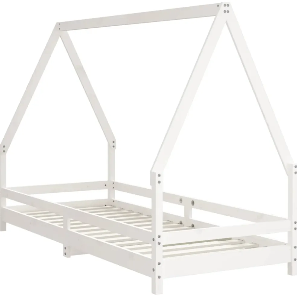 vidaXL Kinderbedframe 80x200 cm massief grenenhout