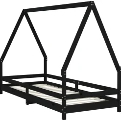 vidaXL Kinderbedframe 80x200 cm massief grenenhout