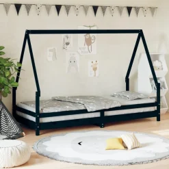 vidaXL Kinderbedframe 80x200 cm massief grenenhout