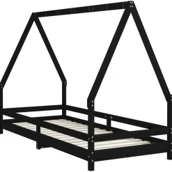 vidaXL Kinderbedframe 80x200 cm massief grenenhout
