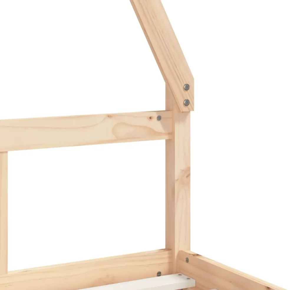 vidaXL Kinderbedframe 80x200 cm massief grenenhout