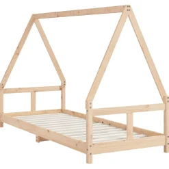 vidaXL Kinderbedframe 80x200 cm massief grenenhout