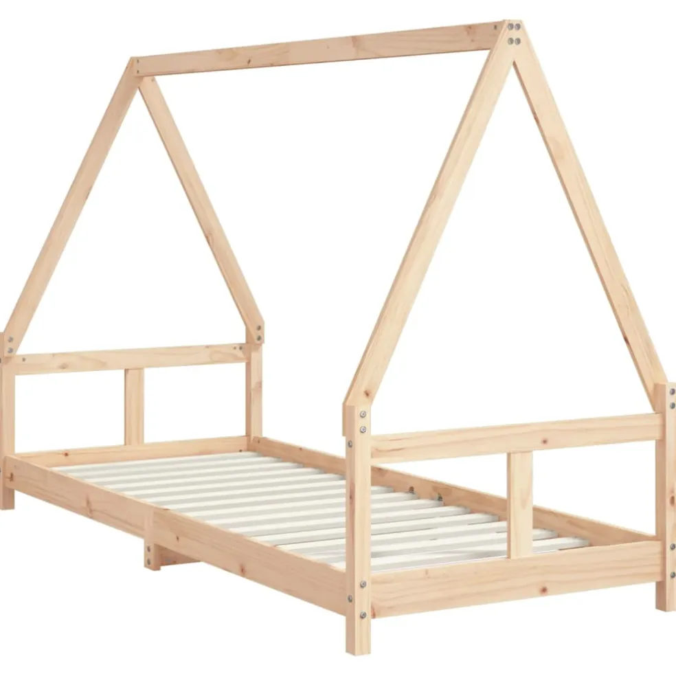 vidaXL Kinderbedframe 80x200 cm massief grenenhout