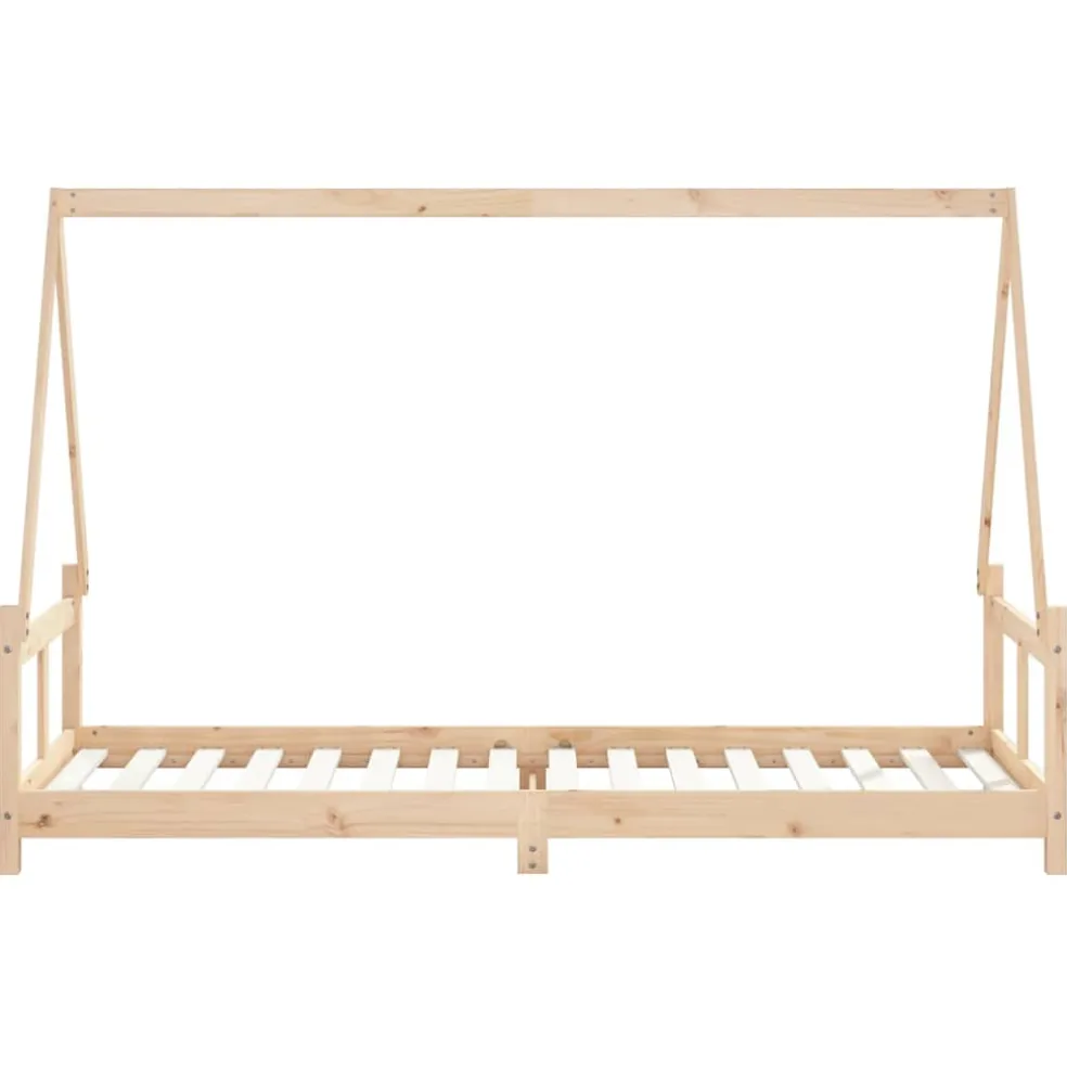 vidaXL Kinderbedframe 80x200 cm massief grenenhout
