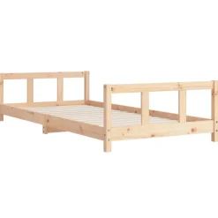 vidaXL Kinderbedframe 90x200 cm massief grenenhout