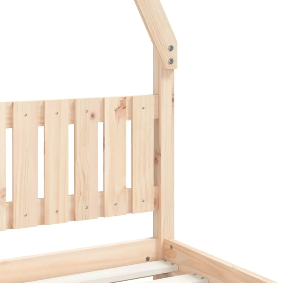vidaXL Kinderbedframe 80x200 cm massief grenenhout