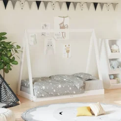 vidaXL Kinderbedframe 70x140 cm massief grenenhout