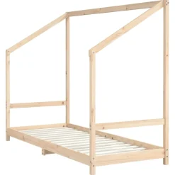 vidaXL Kinderbedframe 2x(80x200) cm massief grenenhout