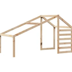 vidaXL Kinderbedhuisje 198x87x113 cm massief grenenhout