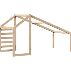 vidaXL Kinderbedhuisje 198x87x113 cm massief grenenhout