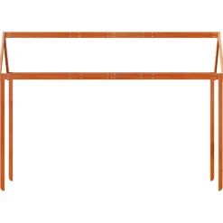 vidaXL Kinderbedhuisje 217x95,5x159 cm massief grenenhout wasbruin