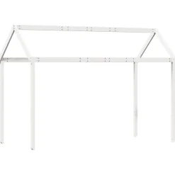 vidaXL Kinderbedhuisje 217x95,5x159 cm massief grenenhout wit