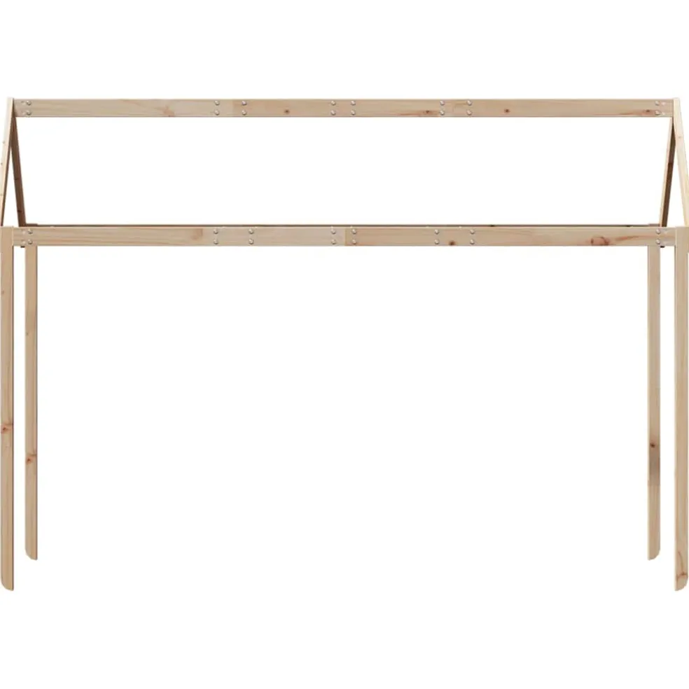 vidaXL Kinderbedhuisje 60x89x134,5 cm massief grenenhout