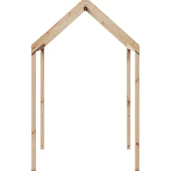 vidaXL Kinderbedhuisje 60x89x134,5 cm massief grenenhout
