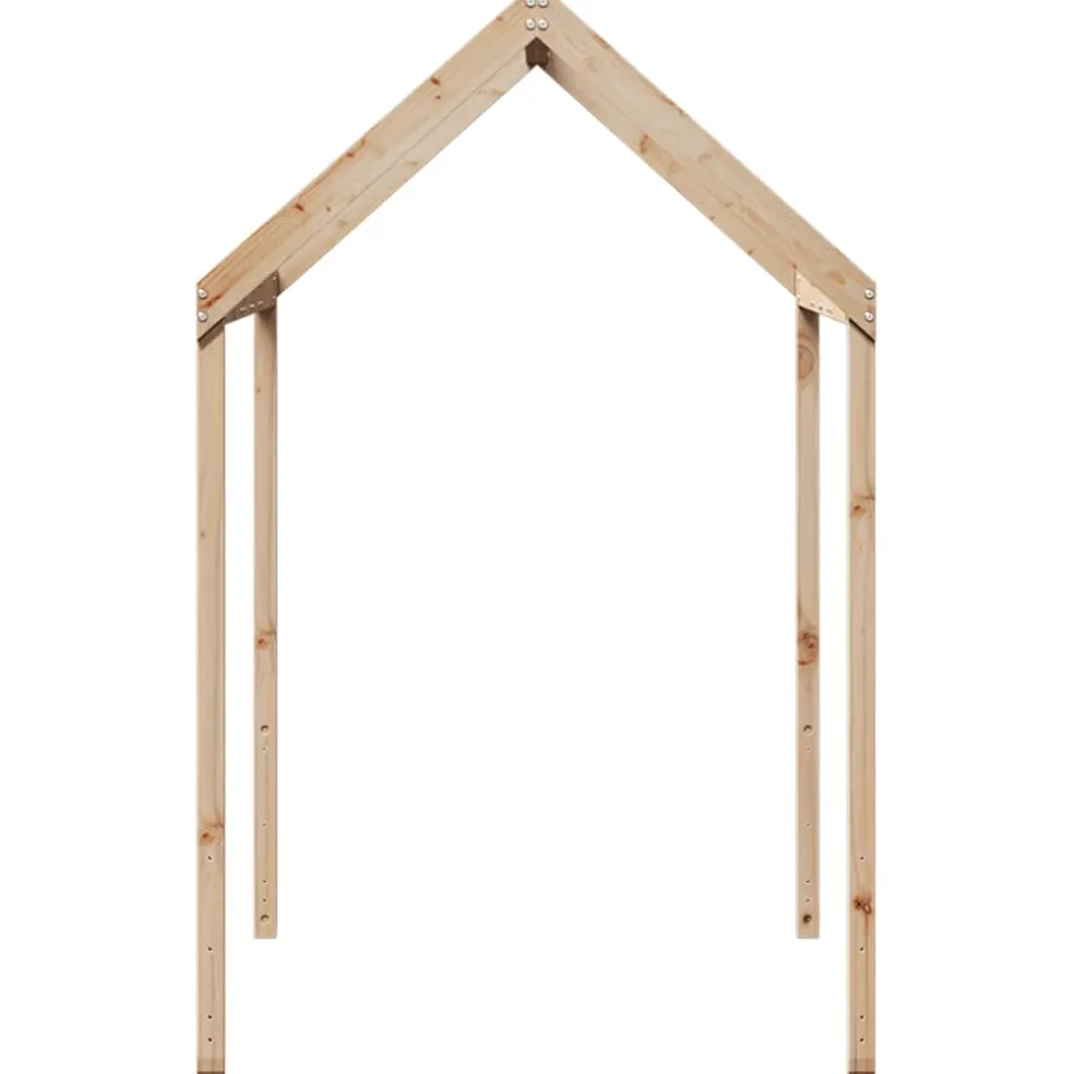 vidaXL Kinderbedhuisje 60x89x134,5 cm massief grenenhout