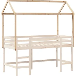 vidaXL Kinderbedhuisje 60x89x134,5 cm massief grenenhout