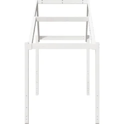 vidaXL Kinderbedhuisje 213x95,5x144,5 cm massief grenenhout wit