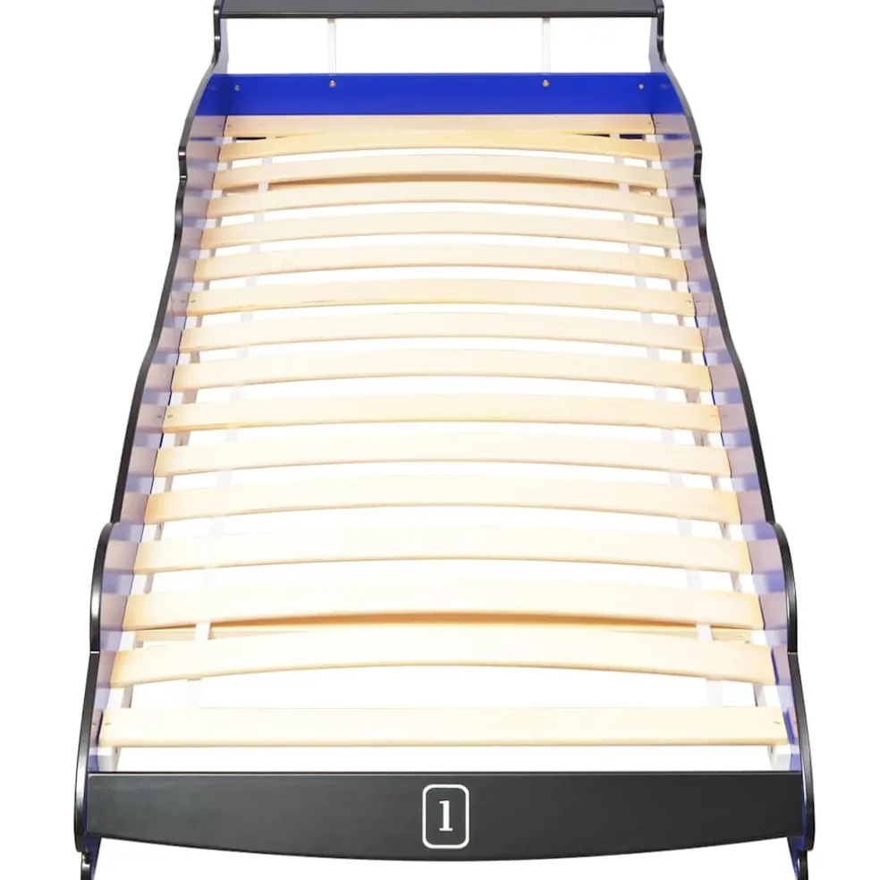vidaXL Kinderbed raceauto blauw 90x200 cm