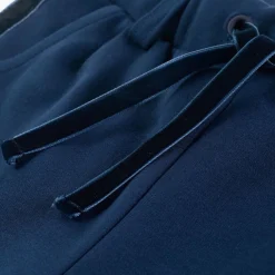 vidaXL Kinderbroek met zwarte bies 104 marineblauw