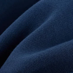 vidaXL Kinderbroek met zwarte bies 104 marineblauw