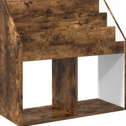 vidaXL Kinderen Boekenkast Grijs Sonoma 60 x 29,5 x 69 cm Bewerkt hout