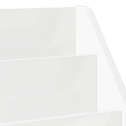 vidaXL Kinderen Boekenkast Hoogglans wit 72,5 x 29,5 x 69 cm