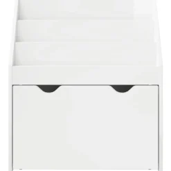vidaXL Kinderen Boekenkast met lade Hoogglans wit 60 x 29,5 x 69 cm