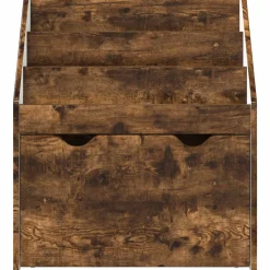 vidaXL Kinderen Boekenkast met lade Gerookt eiken 60 x 29,5 x 69 cm