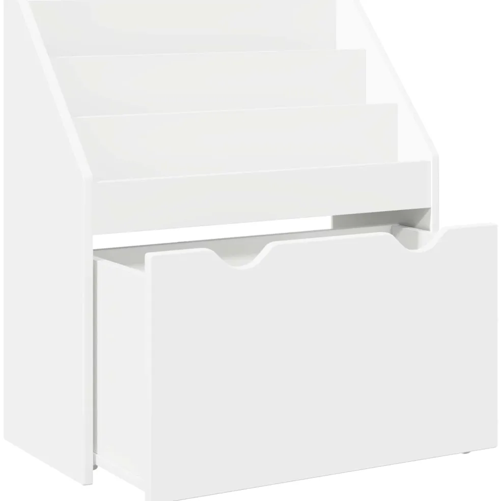 vidaXL Kinderen Boekenkast met lade Wit 60 x 29,5 x 69 cm Bewerkt hout