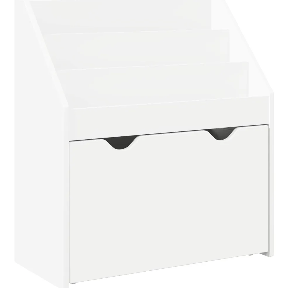 vidaXL Kinderen Boekenkast met lade Wit 60 x 29,5 x 69 cm Bewerkt hout