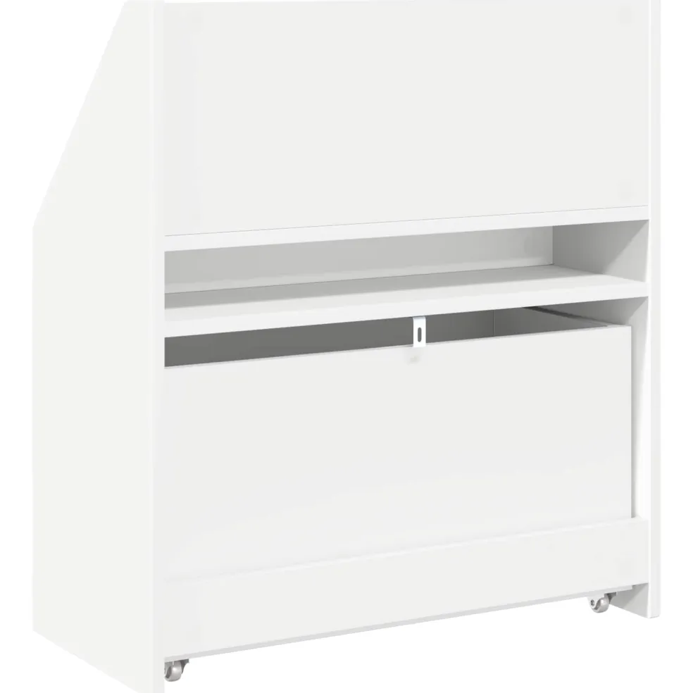 vidaXL Kinderen Boekenkast met lade Wit 60 x 29,5 x 69 cm Bewerkt hout