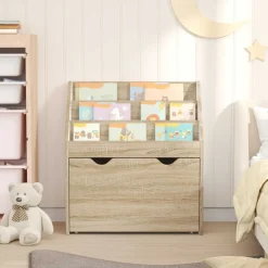 vidaXL Kinderen Boekenkast Sonoma Eiken 60 x 29,5 x 69 cm Bewerkt hout